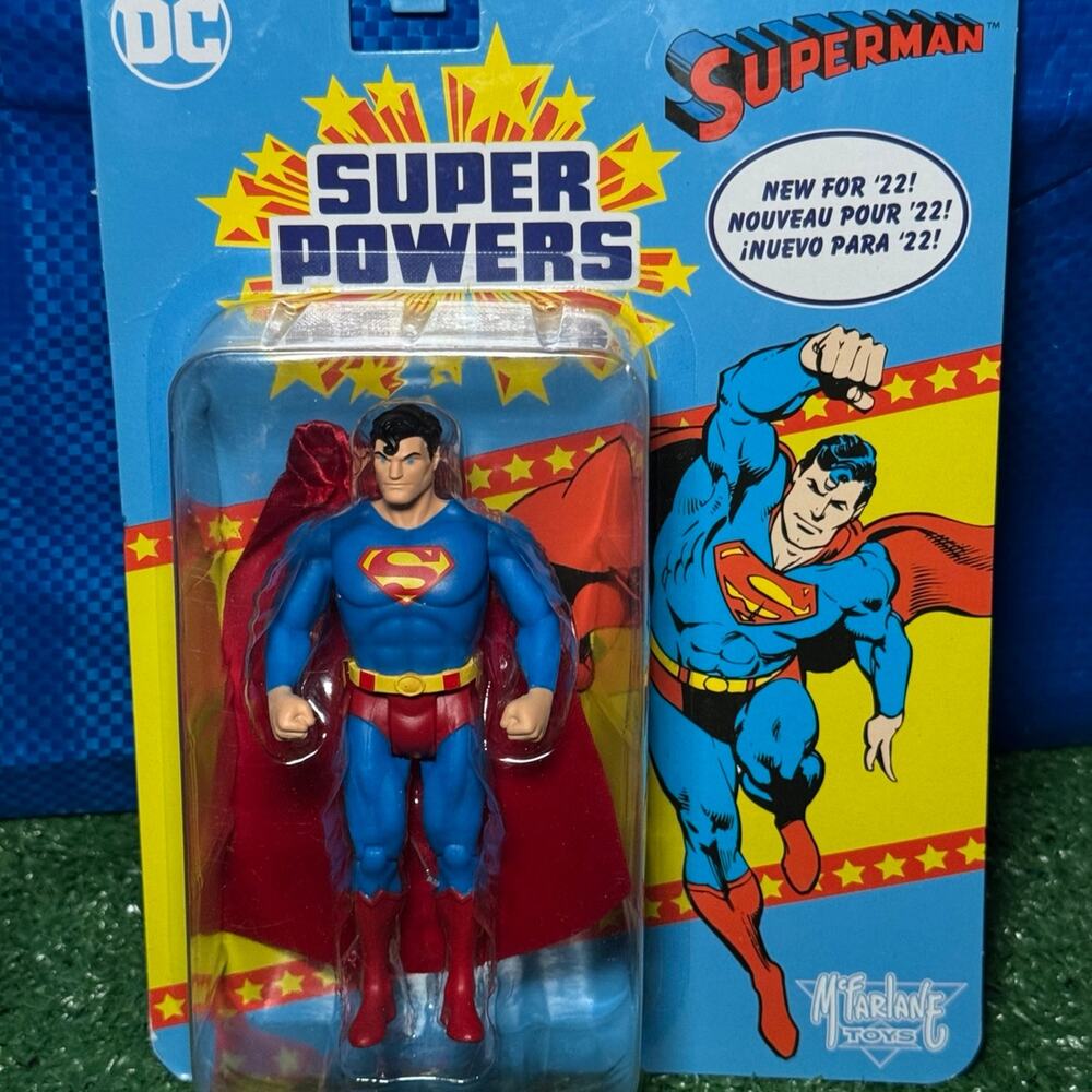 McFarlane DC Comics Superman Super Powers Action Figure New 22'